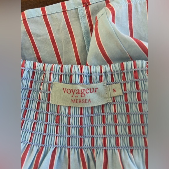 Mersea Voyageur Cropped Stripes top sz S - Picture 3 of 4